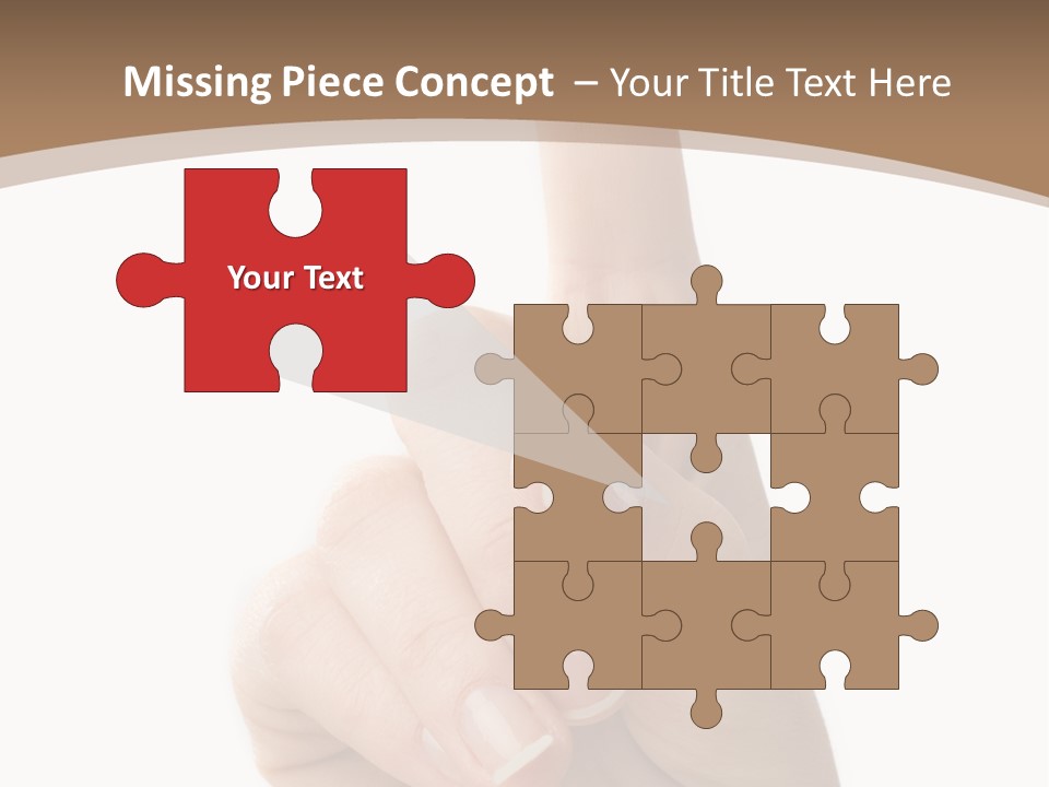 String On A Finger To Remember Something PowerPoint Template