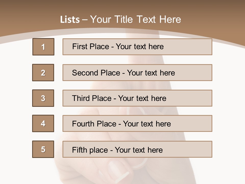 String On A Finger To Remember Something PowerPoint Template