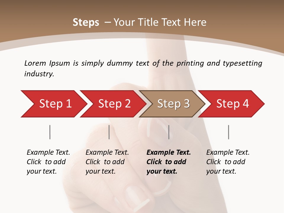 String On A Finger To Remember Something PowerPoint Template