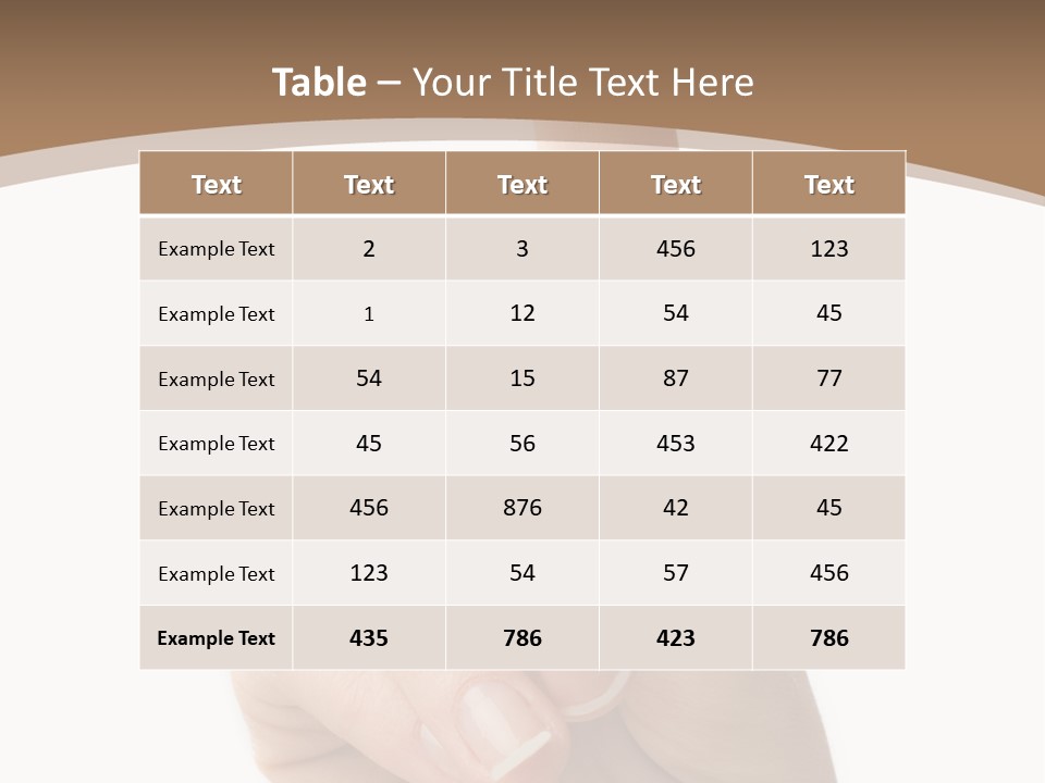 String On A Finger To Remember Something PowerPoint Template