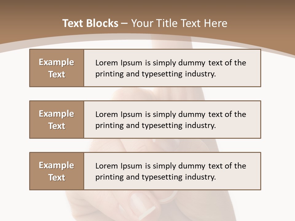 String On A Finger To Remember Something PowerPoint Template