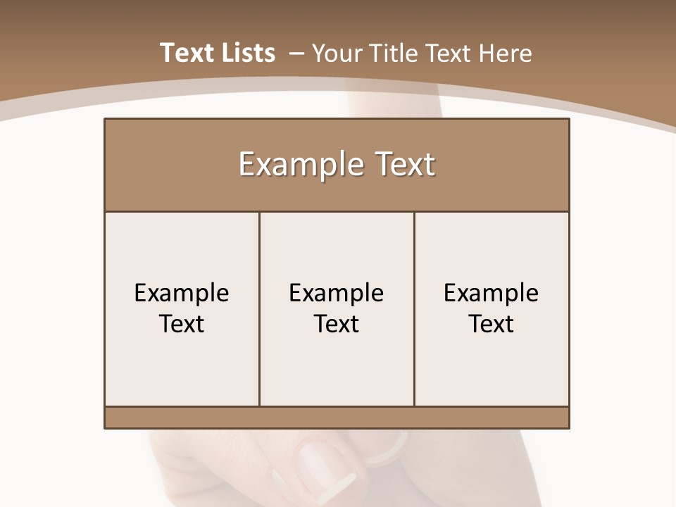 String On A Finger To Remember Something PowerPoint Template