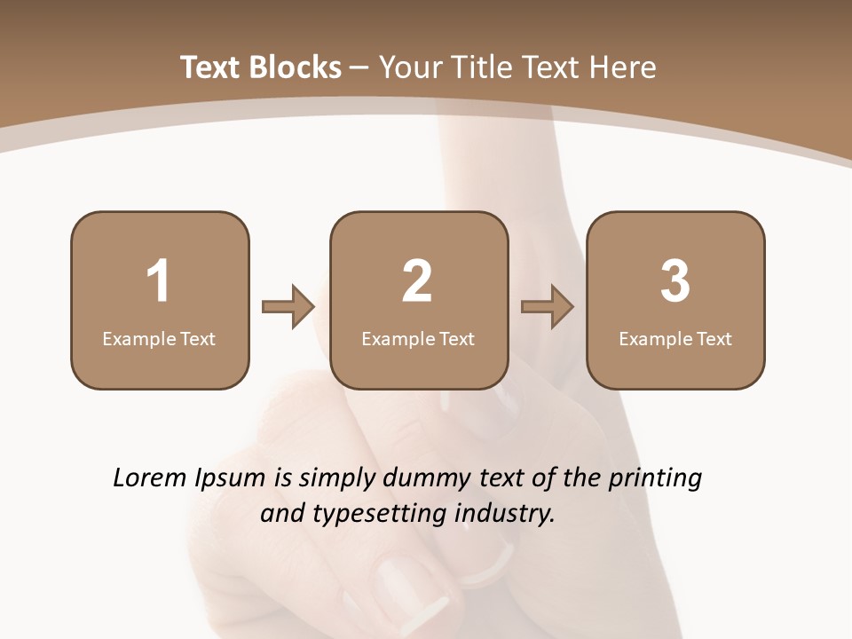 String On A Finger To Remember Something PowerPoint Template