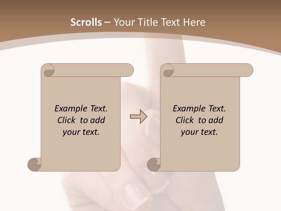 String On A Finger To Remember Something PowerPoint Template