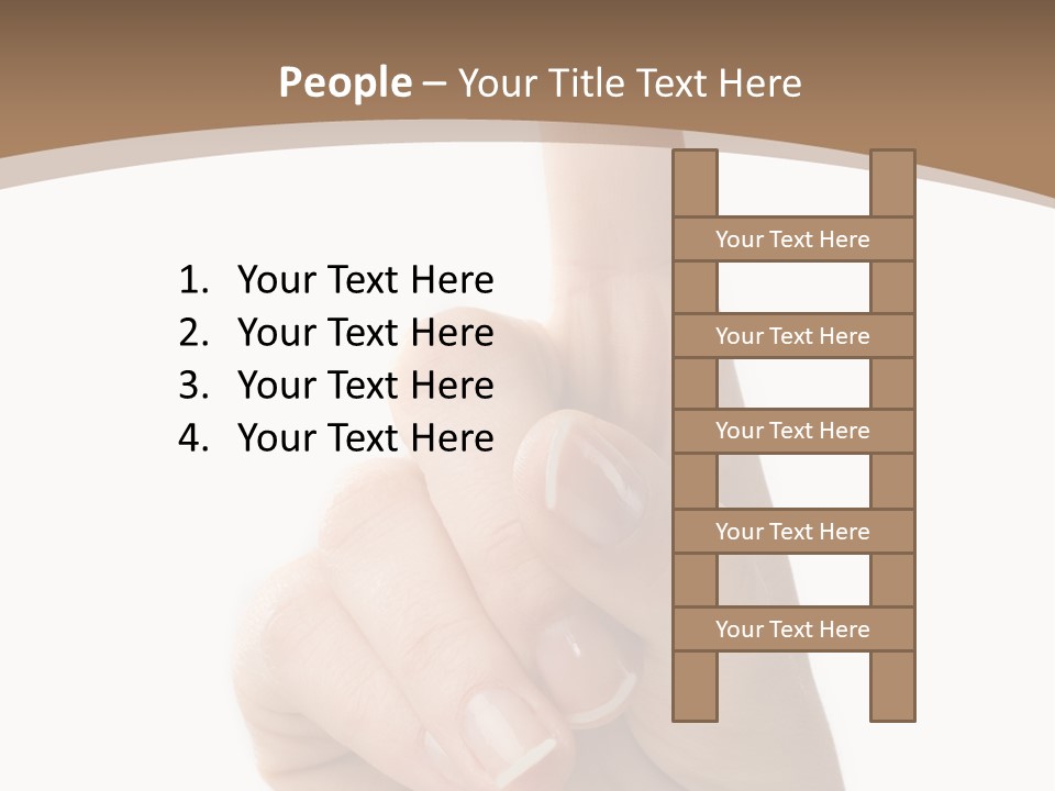 String On A Finger To Remember Something PowerPoint Template
