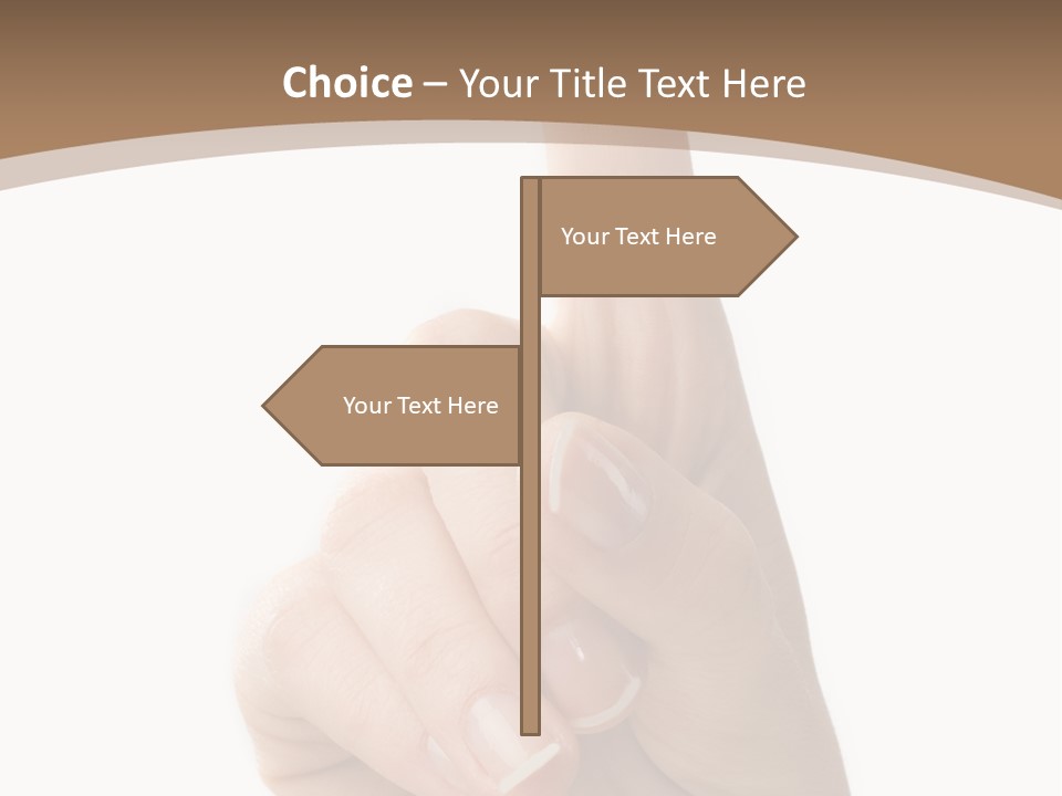 String On A Finger To Remember Something PowerPoint Template