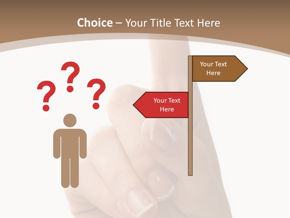 String On A Finger To Remember Something PowerPoint Template