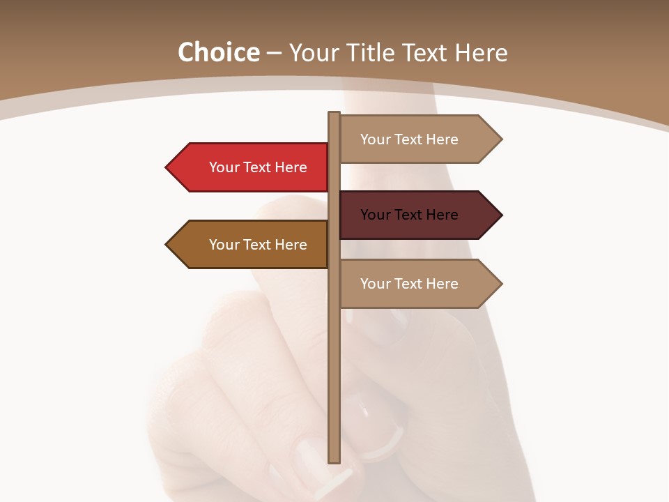 String On A Finger To Remember Something PowerPoint Template