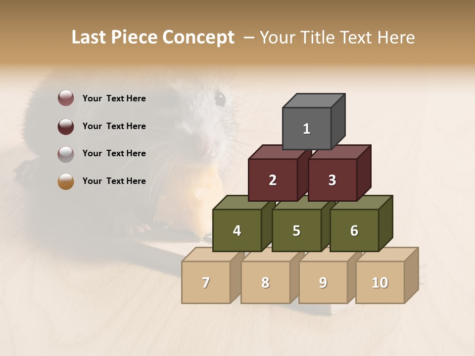 A Woman Taking Vitamin PowerPoint Template