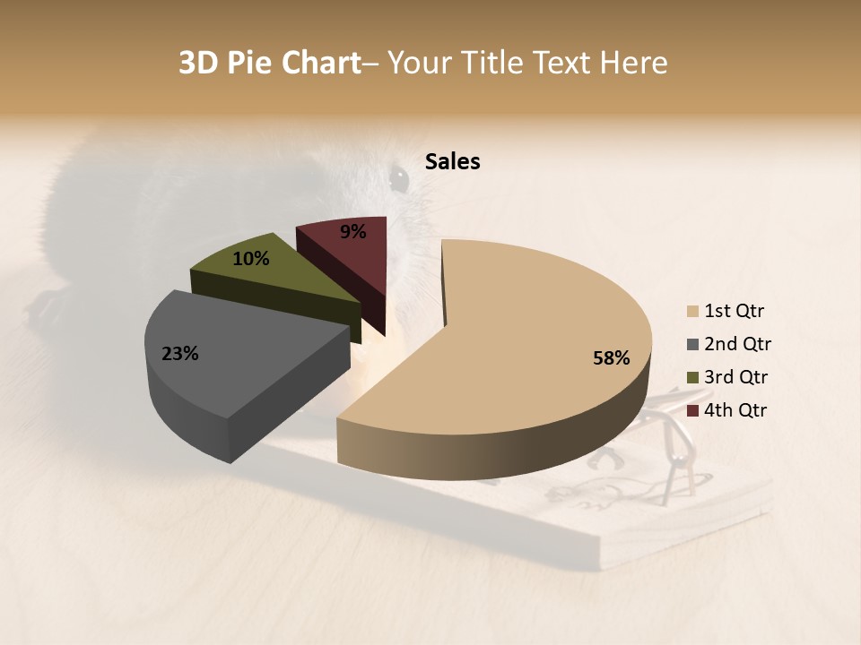 A Woman Taking Vitamin PowerPoint Template