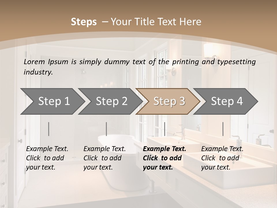 Luxurious Residence Buildings Rising In Dubai Marina PowerPoint Template