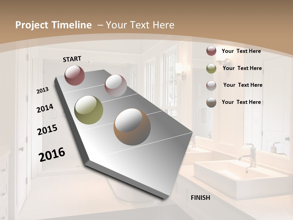 Luxurious Residence Buildings Rising In Dubai Marina PowerPoint Template