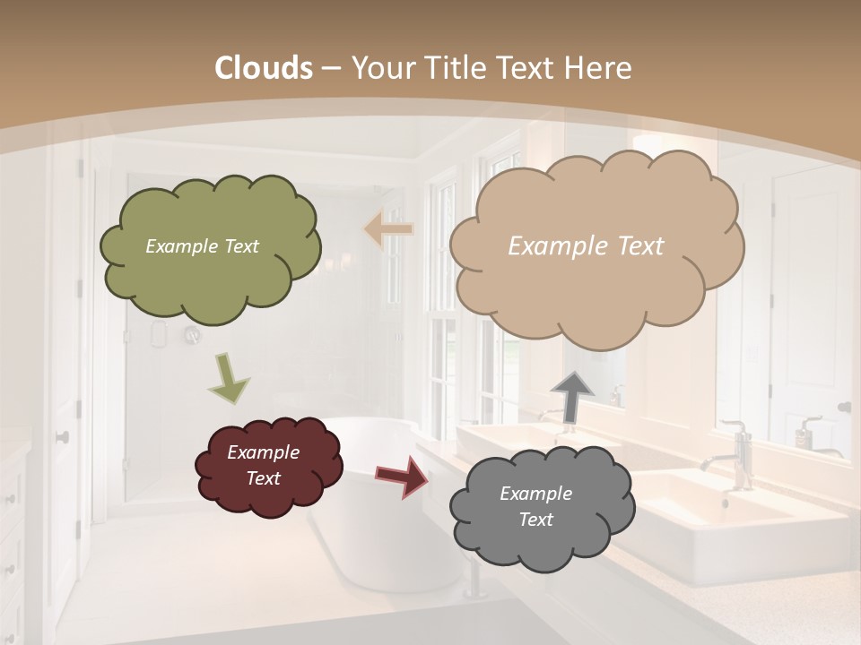 Luxurious Residence Buildings Rising In Dubai Marina PowerPoint Template