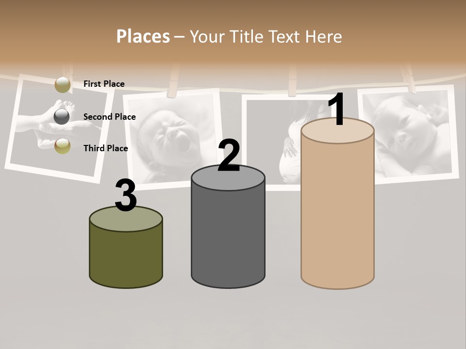 Pictures Of A Newborn And Mother In A Darkroom PowerPoint Template