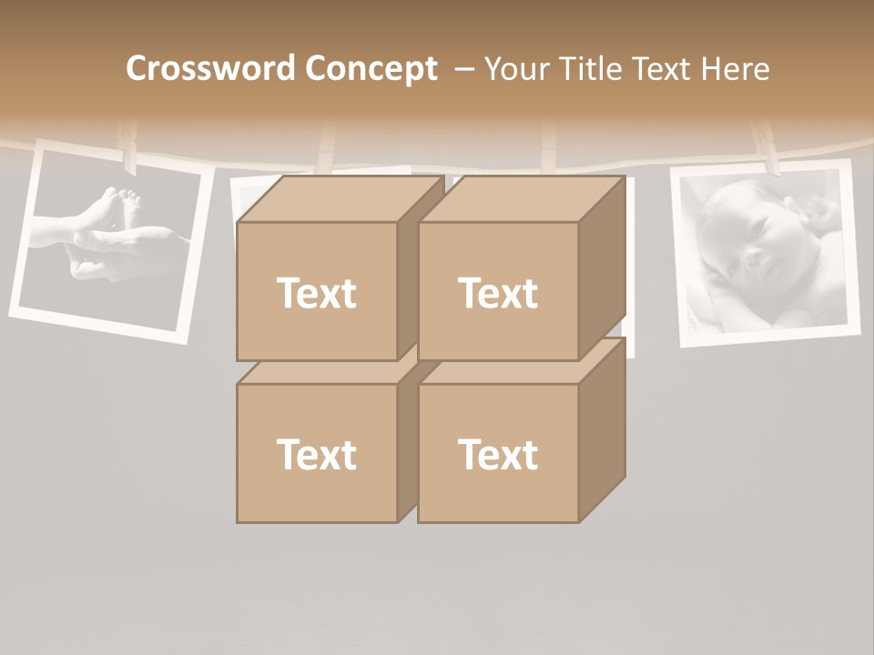 Pictures Of A Newborn And Mother In A Darkroom PowerPoint Template