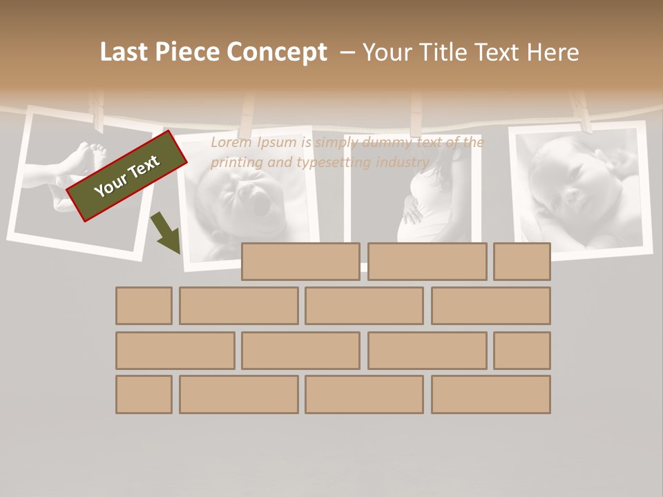 Pictures Of A Newborn And Mother In A Darkroom PowerPoint Template