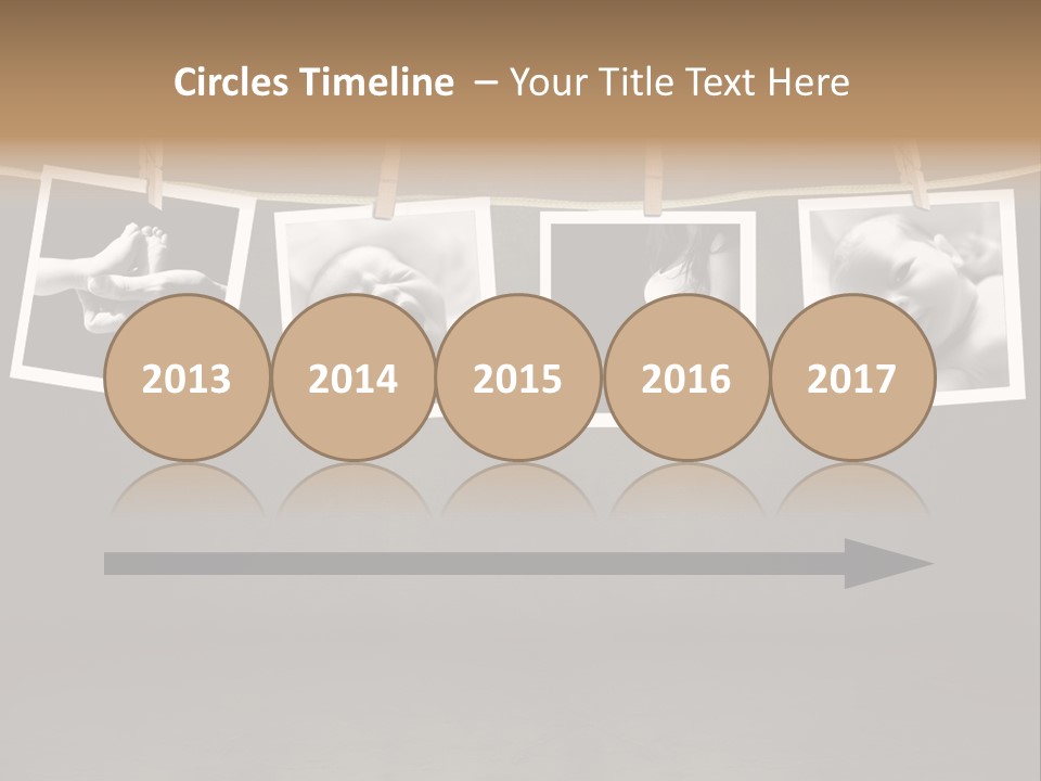 Pictures Of A Newborn And Mother In A Darkroom PowerPoint Template