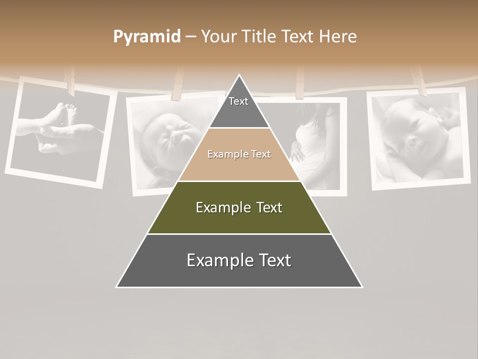 Pictures Of A Newborn And Mother In A Darkroom PowerPoint Template