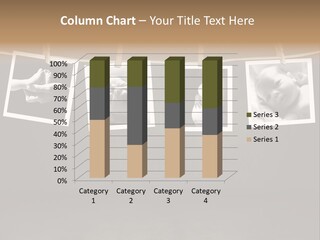 Pictures Of A Newborn And Mother In A Darkroom PowerPoint Template