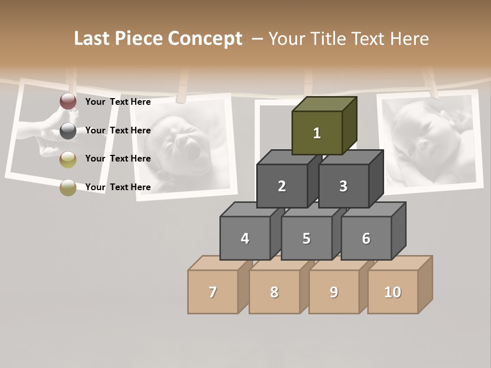 Pictures Of A Newborn And Mother In A Darkroom PowerPoint Template