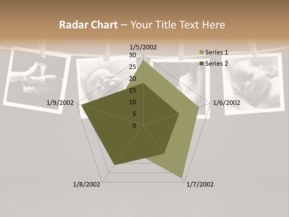 Pictures Of A Newborn And Mother In A Darkroom PowerPoint Template