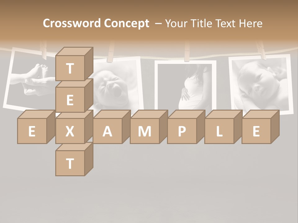 Pictures Of A Newborn And Mother In A Darkroom PowerPoint Template