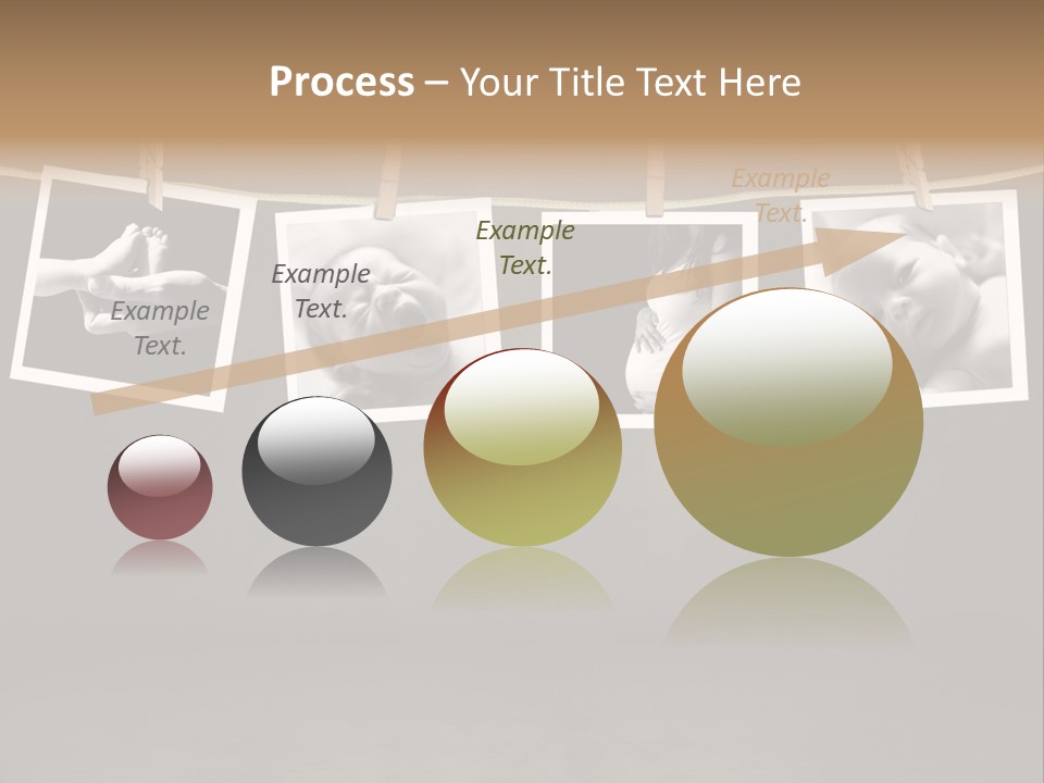 Pictures Of A Newborn And Mother In A Darkroom PowerPoint Template