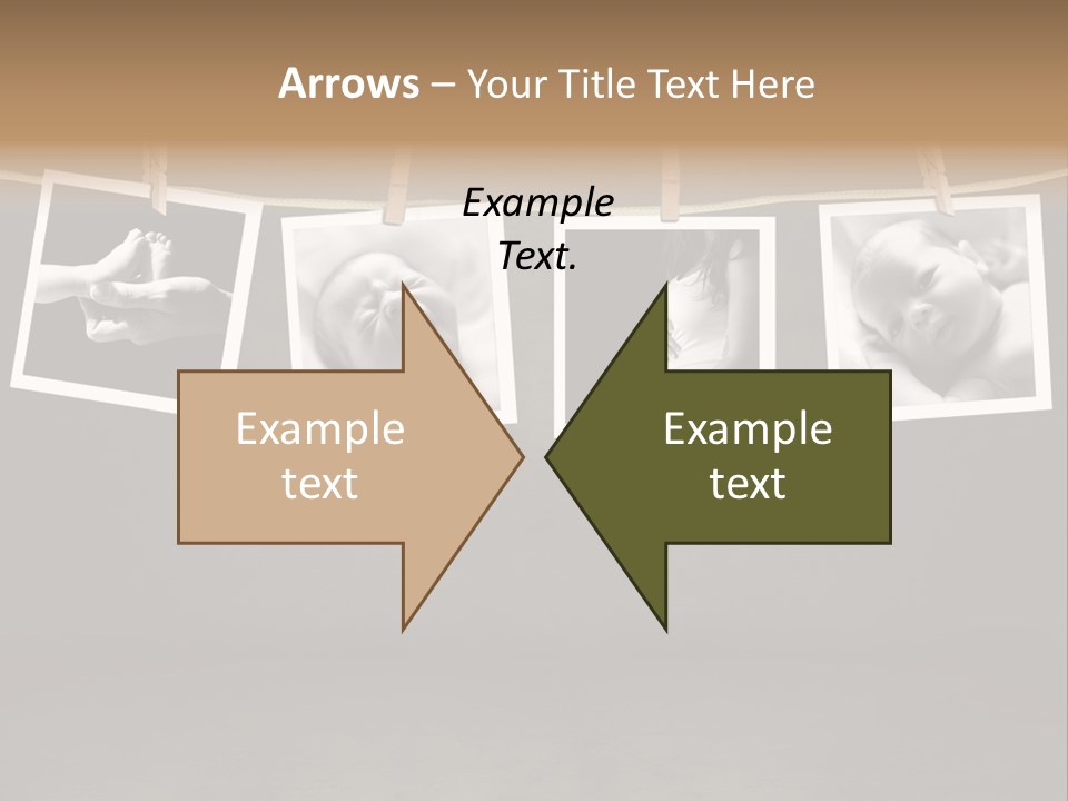Pictures Of A Newborn And Mother In A Darkroom PowerPoint Template