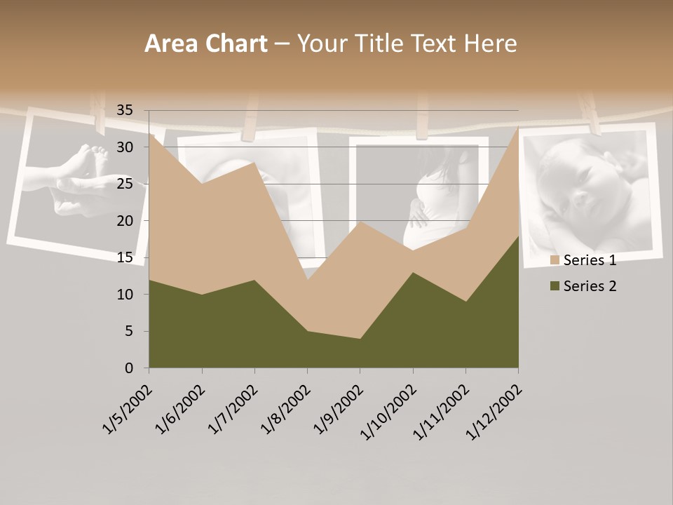 Pictures Of A Newborn And Mother In A Darkroom PowerPoint Template
