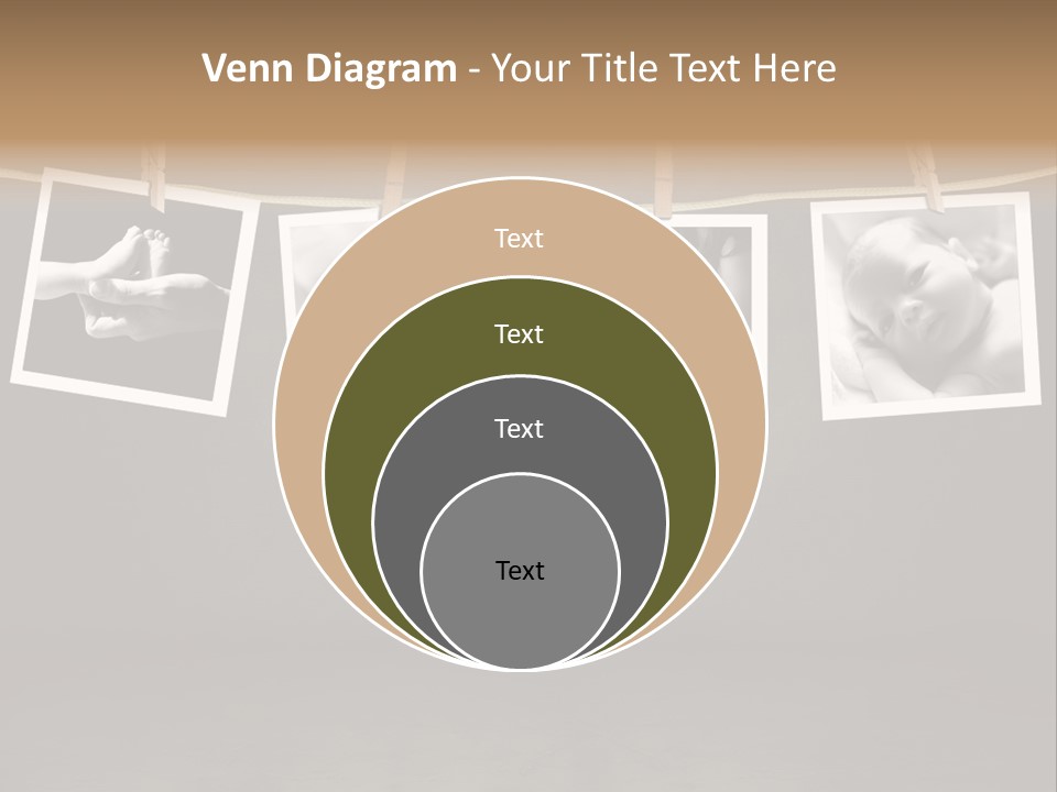 Pictures Of A Newborn And Mother In A Darkroom PowerPoint Template