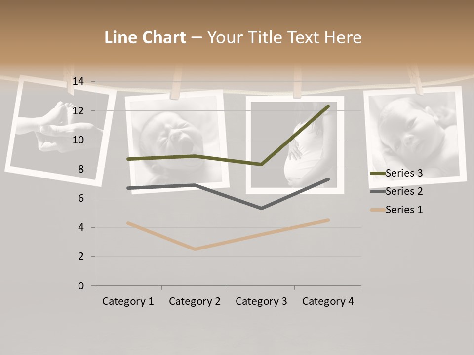 Pictures Of A Newborn And Mother In A Darkroom PowerPoint Template