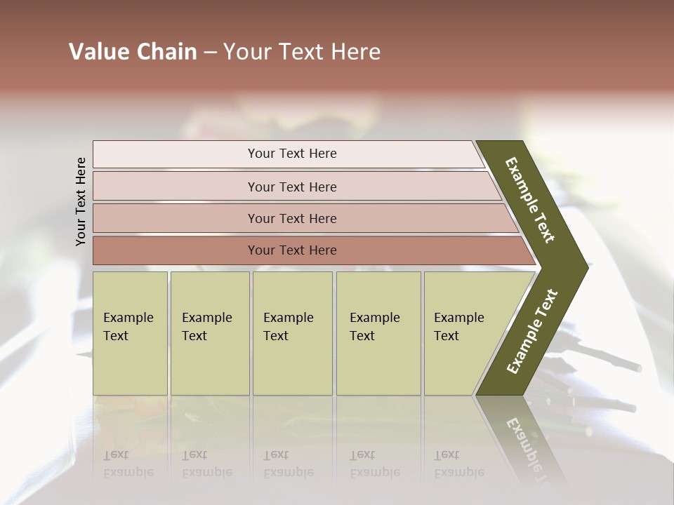 Roses On Casket PowerPoint Template