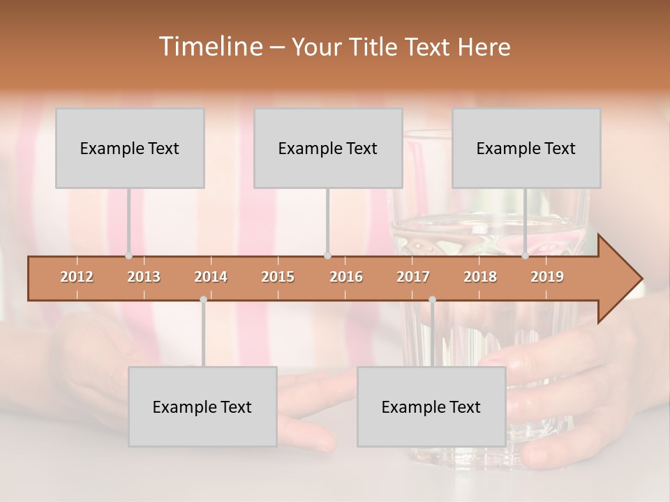 A Woman Taking Vitamin PowerPoint Template