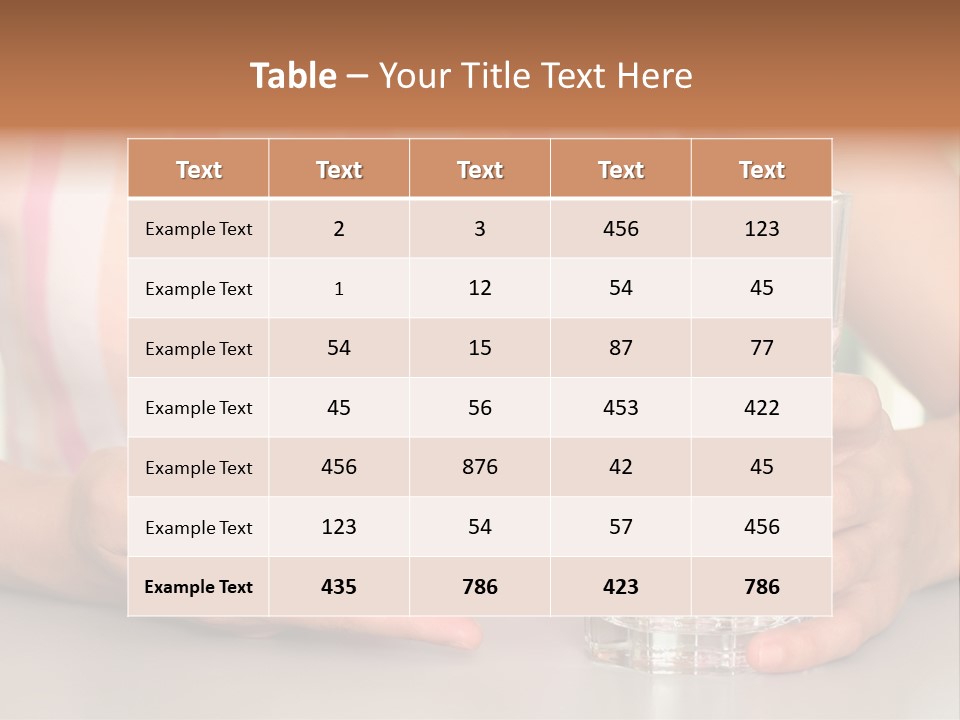 A Woman Taking Vitamin PowerPoint Template