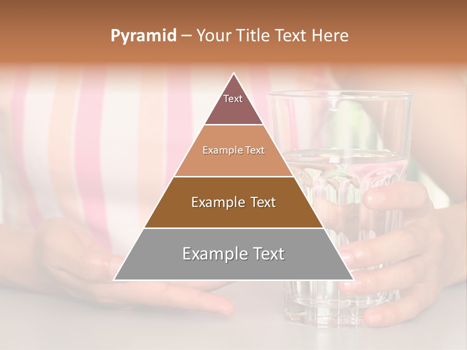 A Woman Taking Vitamin PowerPoint Template