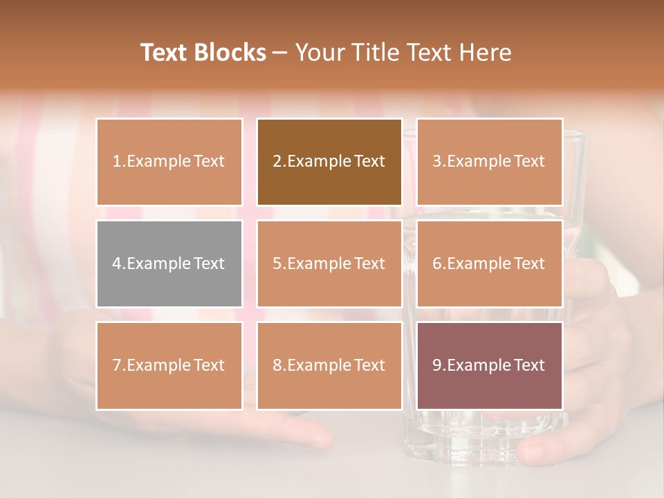 A Woman Taking Vitamin PowerPoint Template