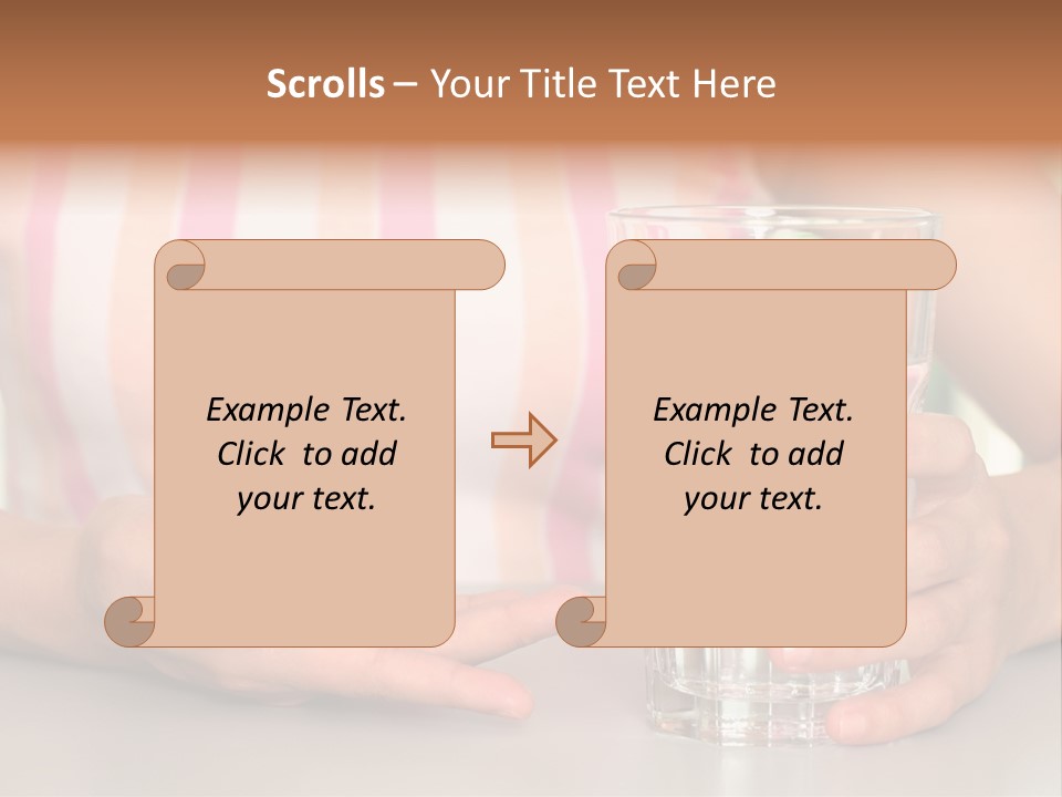A Woman Taking Vitamin PowerPoint Template