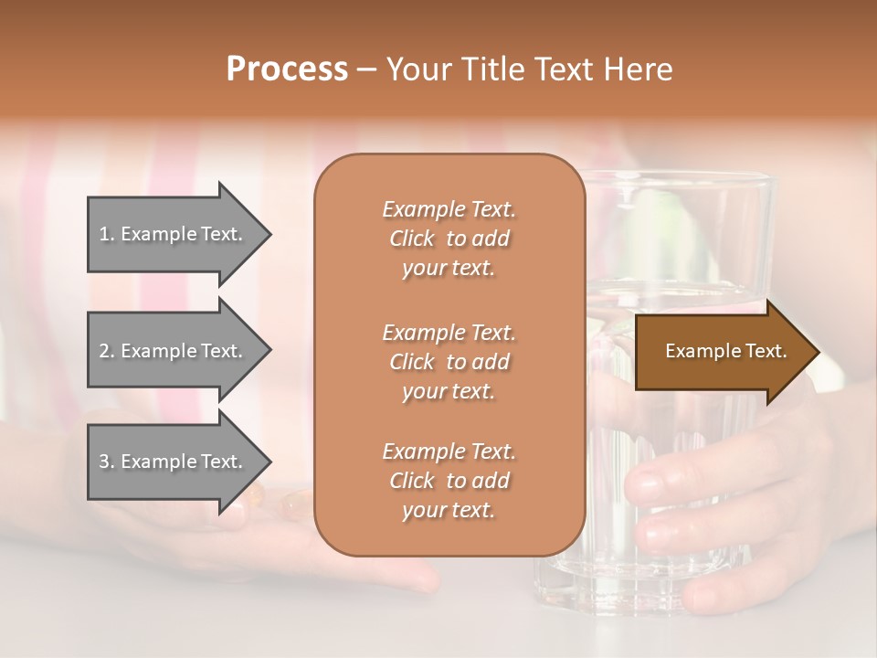 A Woman Taking Vitamin PowerPoint Template