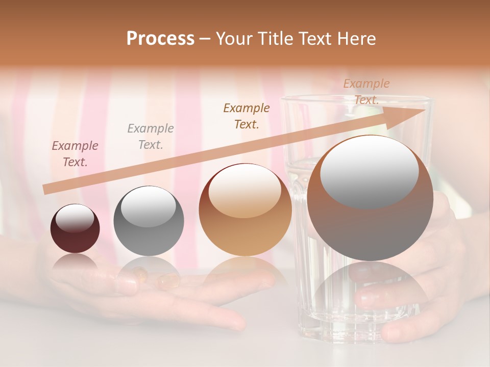 A Woman Taking Vitamin PowerPoint Template