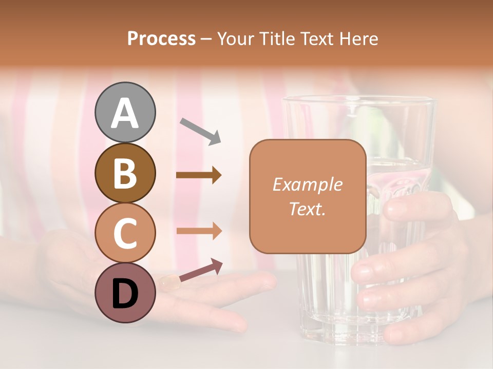 A Woman Taking Vitamin PowerPoint Template