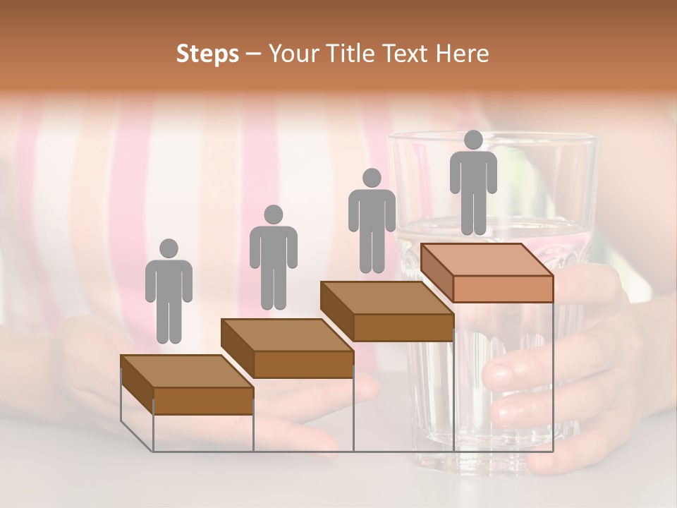 A Woman Taking Vitamin PowerPoint Template