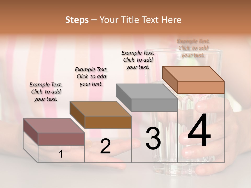 A Woman Taking Vitamin PowerPoint Template
