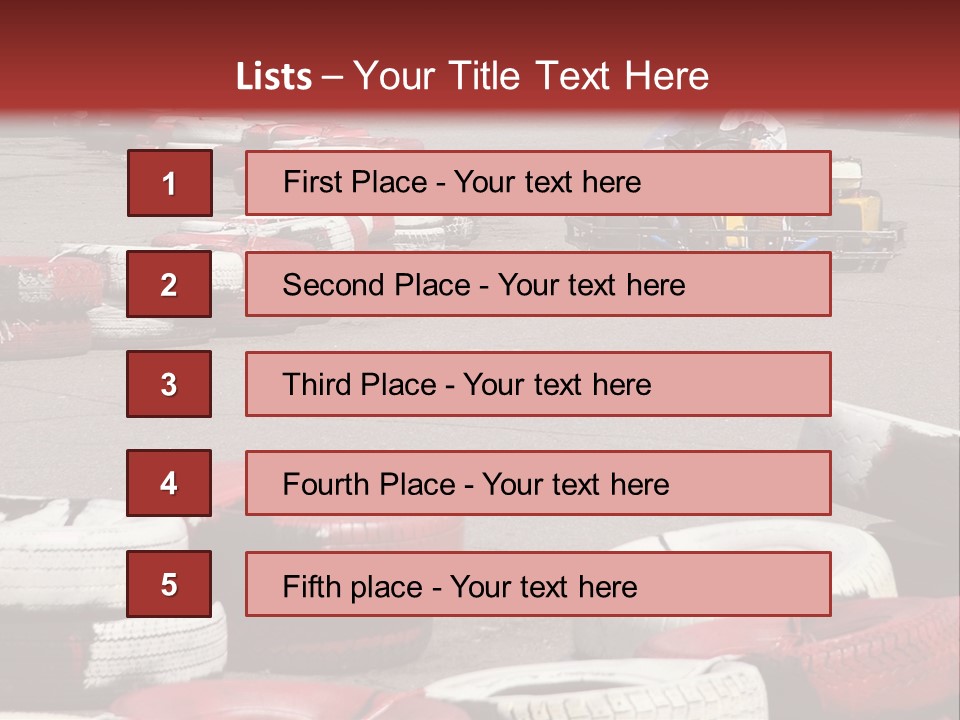 Go-Cart Racing PowerPoint Template