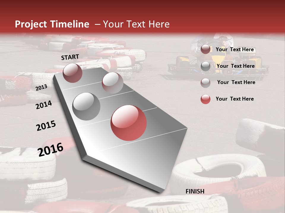 Go-Cart Racing PowerPoint Template