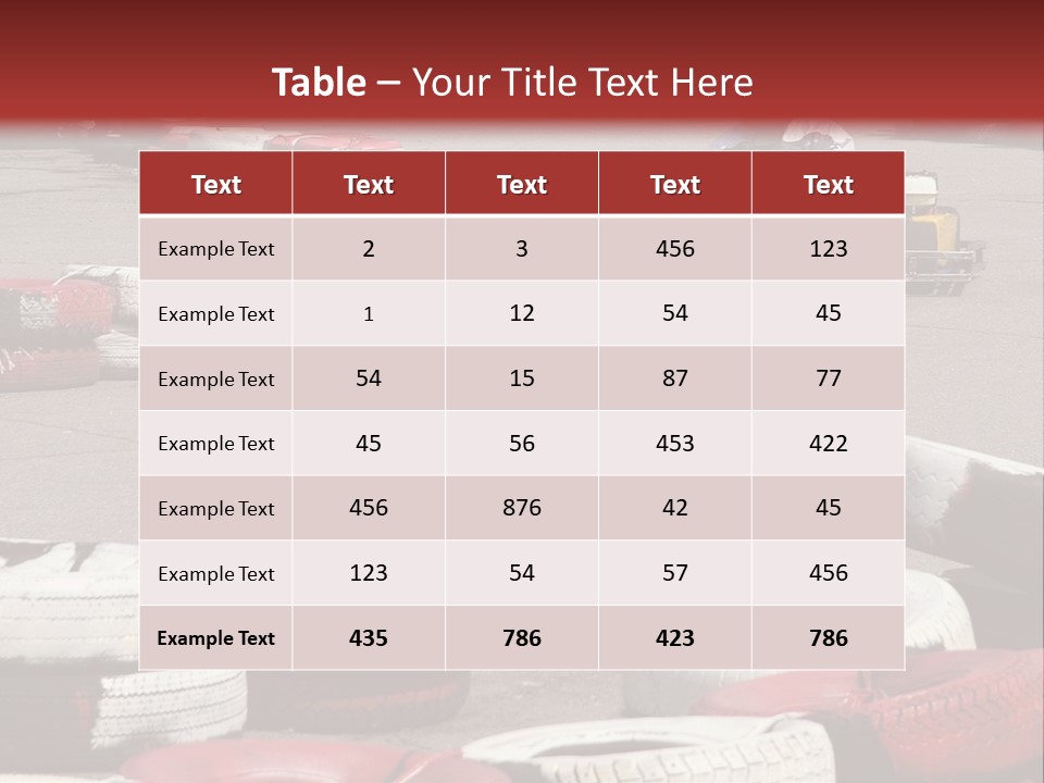 Go-Cart Racing PowerPoint Template