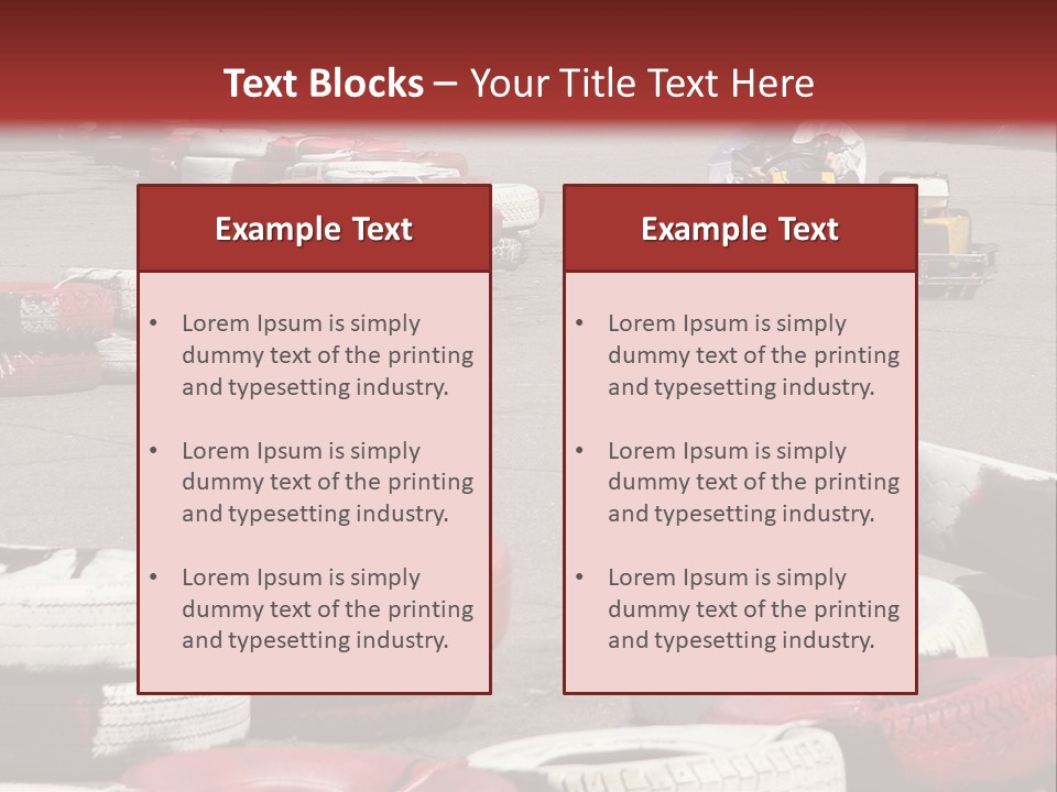 Go-Cart Racing PowerPoint Template