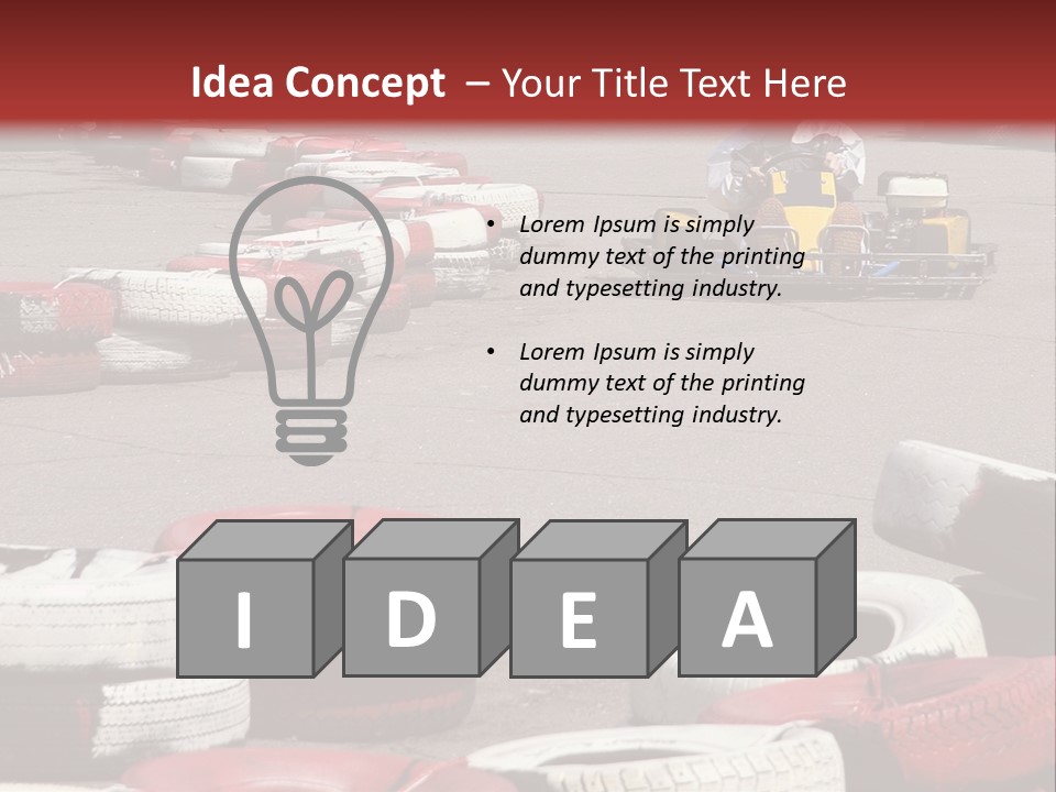 Go-Cart Racing PowerPoint Template