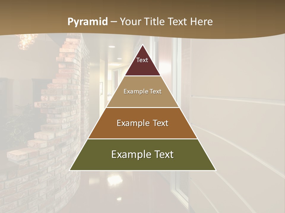 A Modern Office Hall In A New Building PowerPoint Template
