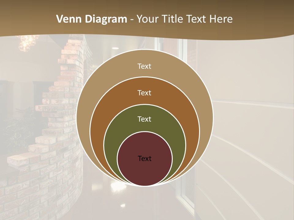 A Modern Office Hall In A New Building PowerPoint Template