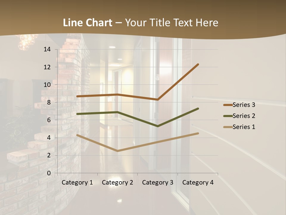 A Modern Office Hall In A New Building PowerPoint Template